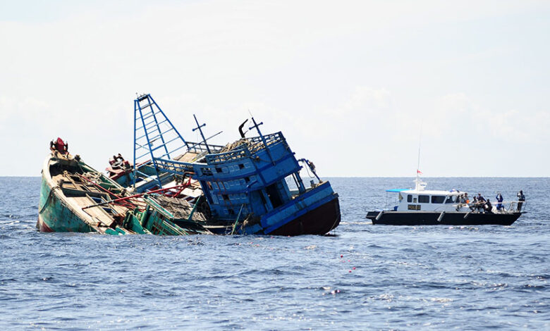 Kapal Tenggelam di Portugal