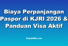 Biaya Perpanjangan Paspor di KJRI 2026 & Panduan Visa Aktif