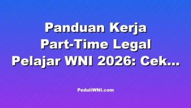 Panduan Kerja Part-Time Legal Pelajar WNI 2026: Cek Kontrak