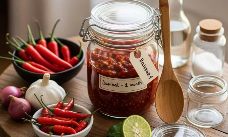 Cara Simpan Stok Sambal Tahan 6 Bulan untuk Perantau 2026