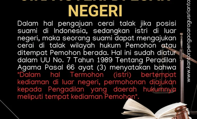 Cara Urus Cerai WNI di Luar Negeri: Panduan Hukum 2026