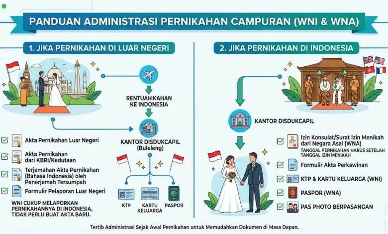 Syarat Pelaporan Pernikahan Campuran di KBRI & Legalitasnya